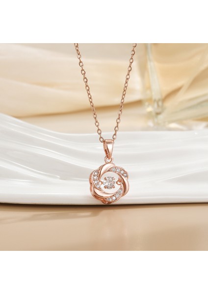 Yeni Titanyum Çelik Renk Kaybetmez Ruh Kolye Kadın Mizaç Basit Şanslı Çim Zinciri Niş Tasarım Kolye Takı (Yurt Dışından)