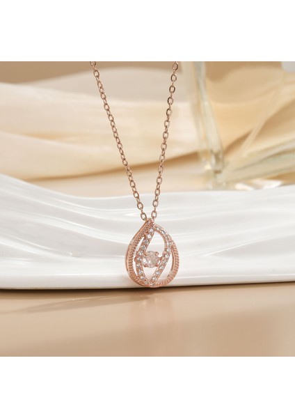 Yeni Titanyum Çelik Renk Kaybetmez Ruh Kolye Kadın Mizaç Basit Şanslı Çim Zinciri Niş Tasarım Kolye Takı (Yurt Dışından)