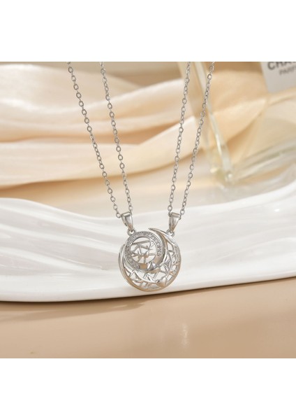 Yeni Titanyum Çelik Renk Kaybetmez Ruh Kolye Kadın Mizaç Basit Şanslı Çim Zinciri Niş Tasarım Kolye Takı (Yurt Dışından)