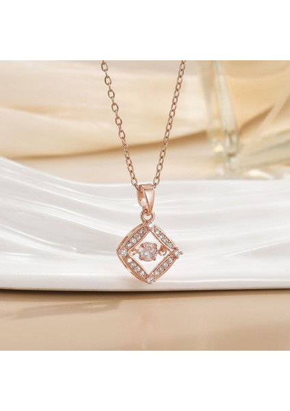 Yeni Titanyum Çelik Renk Kaybetmez Ruh Kolye Kadın Mizaç Basit Şanslı Çim Zinciri Niş Tasarım Kolye Takı (Yurt Dışından)