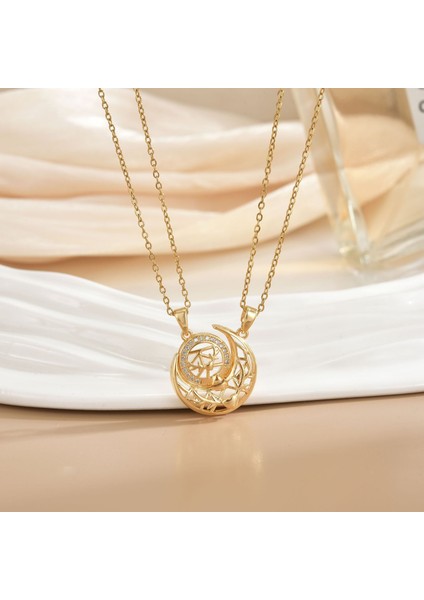 Yeni Titanyum Çelik Renk Kaybetmez Ruh Kolye Kadın Mizaç Basit Şanslı Çim Zinciri Niş Tasarım Kolye Takı (Yurt Dışından)