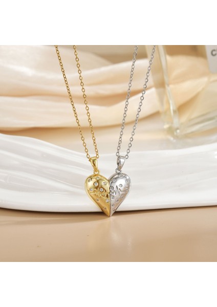 Yeni Titanyum Çelik Renk Kaybetmez Ruh Kolye Kadın Mizaç Basit Şanslı Çim Zinciri Niş Tasarım Kolye Takı (Yurt Dışından)