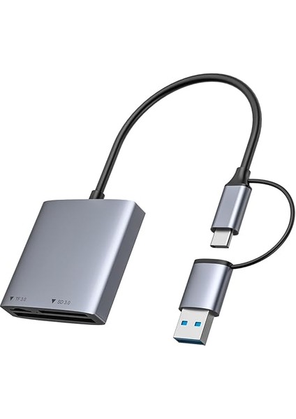 USB 3.2 ve Type-C 3'ü 1 Arada Sd/cf/tf Micro Sd Hafıza Kart Okuyucu modelleri
