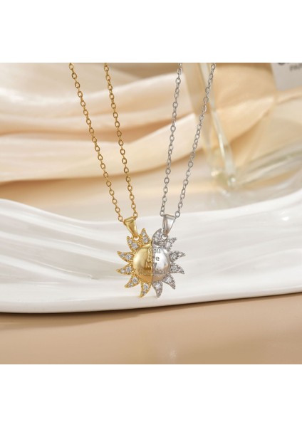 Yeni Titanyum Çelik Renk Kaybetmez Ruh Kolye Kadın Mizaç Basit Şanslı Çim Zinciri Niş Tasarım Kolye Takı (Yurt Dışından)