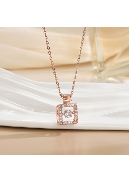 Yeni Titanyum Çelik Renk Kaybetmez Ruh Kolye Kadın Mizaç Basit Şanslı Çim Zinciri Niş Tasarım Kolye Takı (Yurt Dışından)