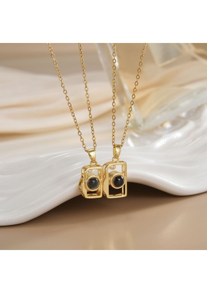 Yeni Titanyum Çelik Renk Kaybetmez Ruh Kolye Kadın Mizaç Basit Şanslı Çim Zinciri Niş Tasarım Kolye Takı (Yurt Dışından)