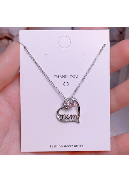 Yeni Titanyum Çelik Zinciri Dönen Kolye Kolye Kadın Yüz Aksesuarlı (Yurt Dışından)