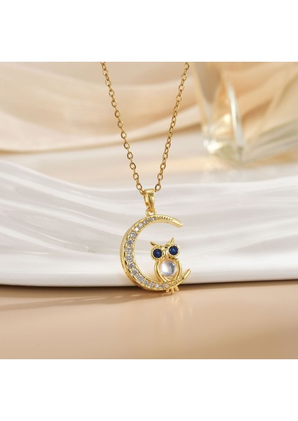 Yeni Işık Moda Yıldız Gezegen Şekli Tasarım Kolye Kadın Titanyum Çelik Zinciri Kozmik Yıldız Nehir Kolye Mücevher (Yurt Dışından)