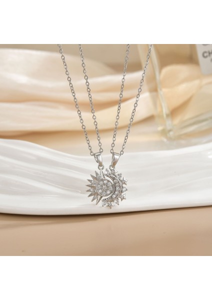 Yeni Titanyum Çelik Renk Kaybetmez Ruh Kolye Kadın Mizaç Basit Şanslı Çim Zinciri Niş Tasarım Kolye Takı (Yurt Dışından)