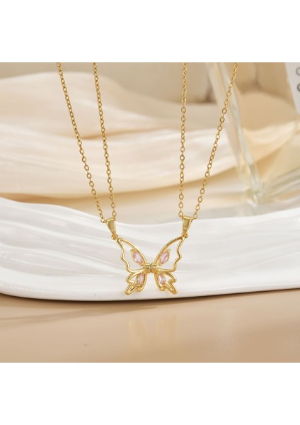 Yeni Titanyum Çelik Renk Kaybetmez Ruh Kolye Kadın Mizaç Basit Şanslı Çim Zinciri Niş Tasarım Kolye Takı (Yurt Dışından)