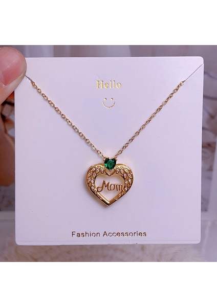 Yeni Titanyum Çelik Zinciri Dönen Kolye Kolye Kadın Yüz Aksesuarlı (Yurt Dışından)