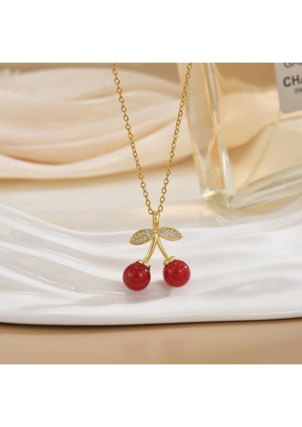 Yeni Kadın Yıldızlar ve Ay Zinciri Titanyum Çelik Renk Kaybetmez Çok Yönlü Kişilik Tasarım Duygusu Boyun Zinciri Hafif Stil (Yurt Dışından)