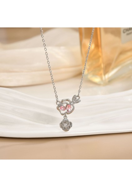 Yeni Kolye Kadın Moda Yüz Zinciri ile Mizaç Kolye Kadın Diy Aksesuarları (Yurt Dışından)