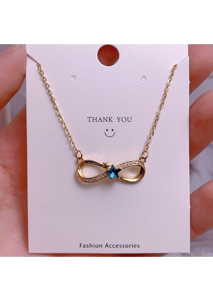 Yeni Bakır Kaplama Gerçek Altın Sıcaklığa Duyarlı Güneş Ay Kolye Mikro Set Zirkon Titanyum Çelik Kolye (Yurt Dışından)