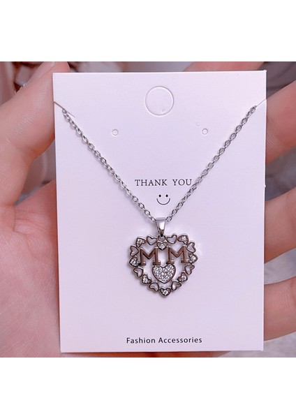 Yeni Titanyum Çelik Zinciri Dönen Kolye Kolye Kadın Yüz Aksesuarlı (Yurt Dışından)