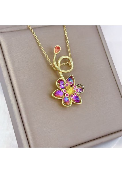 Yeni Kolye Kadın Moda Yüz Zinciri ile Mizaç Kolye Kadın Diy Aksesuarları (Yurt Dışından)