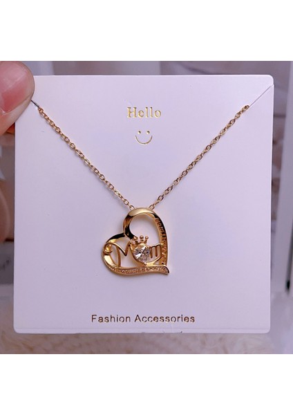 Yeni Titanyum Çelik Zinciri Dönen Kolye Kolye Kadın Yüz Aksesuarlı (Yurt Dışından)