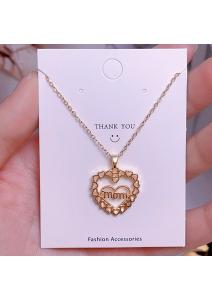 Yeni Titanyum Çelik Zinciri Dönen Kolye Kolye Kadın Yüz Aksesuarlı (Yurt Dışından)