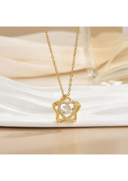 Yeni Kolye Kadın Moda Yüz Zinciri ile Mizaç Kolye Kadın Diy Aksesuarları (Yurt Dışından)