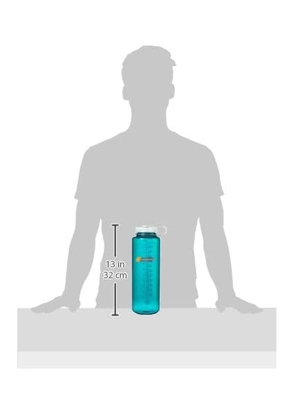 Sustain Tritan Bpa Içermeyen Su Şişesi,%50 Plastik Atık, 1,3 L, Geniş Ağız, Alabalık, 48 Oz, Alabalık fırsatları