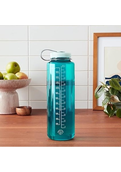 Sustain Tritan Bpa Içermeyen Su Şişesi,%50 Plastik Atık, 1,3 L, Geniş Ağız, Alabalık, 48 Oz, Alabalık indirimleri