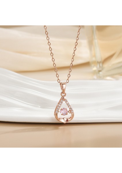 Yeni Titanyum Çelik Renk Kaybetmez Ruh Kolye Kadın Mizaç Basit Şanslı Çim Zinciri Niş Tasarım Kolye Takı (Yurt Dışından)