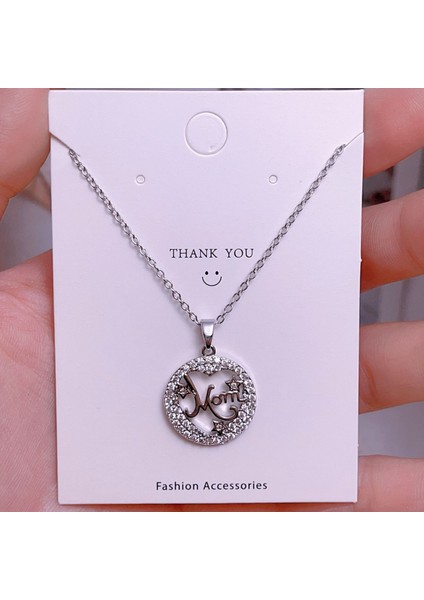 Yeni Titanyum Çelik Zinciri Dönen Kolye Kolye Kadın Yüz Aksesuarlı (Yurt Dışından)