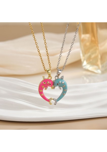 Yeni Işık Moda Yıldız Gezegen Şekli Tasarım Kolye Kadın Titanyum Çelik Zinciri Kozmik Yıldız Nehir Kolye Mücevher (Yurt Dışından)