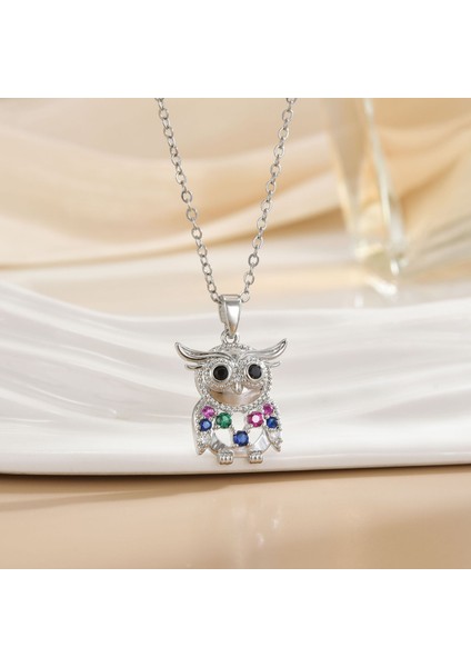 Yeni Işık Moda Yıldız Gezegen Şekli Tasarım Kolye Kadın Titanyum Çelik Zinciri Kozmik Yıldız Nehir Kolye Mücevher (Yurt Dışından)