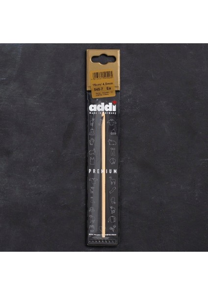Addi Bambus 4mm 15CM Bambu Yün Tığ - 545-7