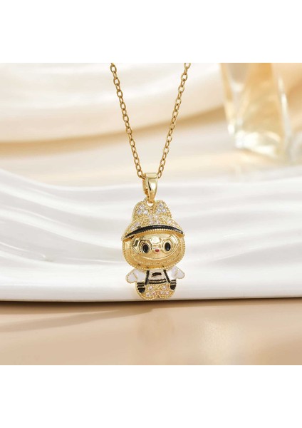 Yeni Işık Moda Yıldız Gezegen Şekli Tasarım Kolye Kadın Titanyum Çelik Zinciri Kozmik Yıldız Nehir Kolye Mücevher (Yurt Dışından)