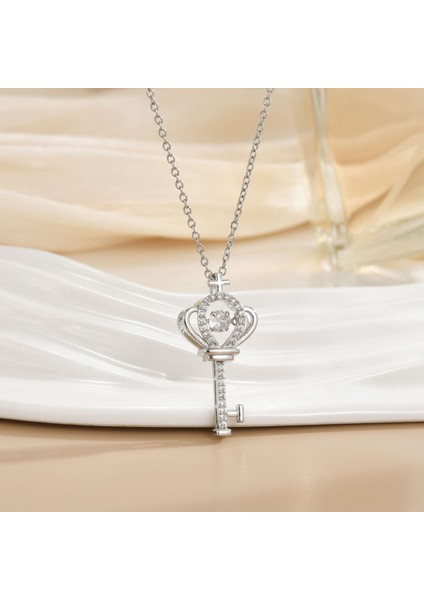 Yeni Basit Titanyum Çelik Kolye Kadın 18K Gül Altın Dört Yapraklı Yonca Kolye Ins Gelgit Net Kırmızı Patlama Modelleri Zinciri (Yurt Dışından)