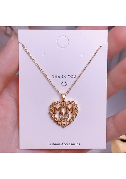 Yeni Titanyum Çelik Zinciri Dönen Kolye Kolye Kadın Yüz Aksesuarlı (Yurt Dışından)