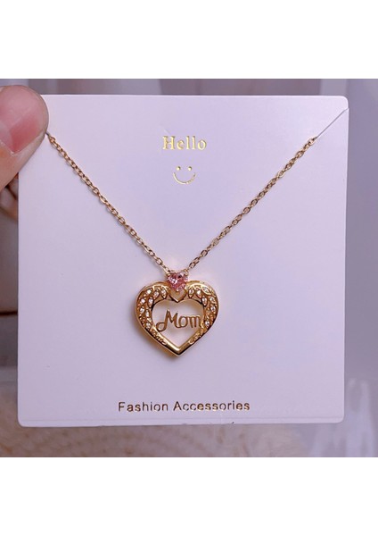 Yeni Titanyum Çelik Zinciri Dönen Kolye Kolye Kadın Yüz Aksesuarlı (Yurt Dışından)