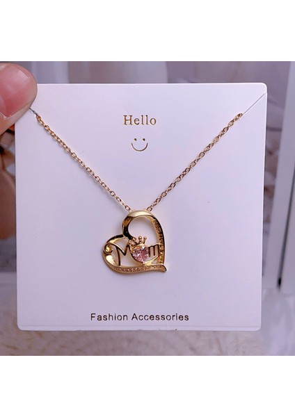 Yeni Titanyum Çelik Zinciri Dönen Kolye Kolye Kadın Yüz Aksesuarlı (Yurt Dışından)