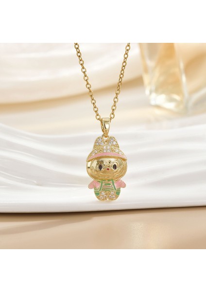 Yeni Işık Moda Yıldız Gezegen Şekli Tasarım Kolye Kadın Titanyum Çelik Zinciri Kozmik Yıldız Nehir Kolye Mücevher (Yurt Dışından)