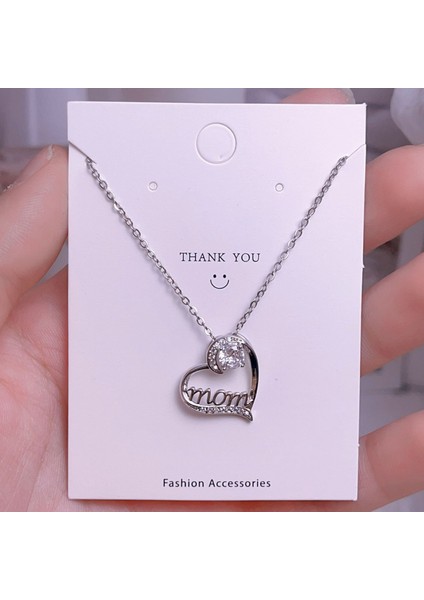 Yeni Titanyum Çelik Zinciri Dönen Kolye Kolye Kadın Yüz Aksesuarlı (Yurt Dışından)