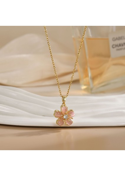 Yeni Kıdemli Işık Duygusu Lüks Mikro Set Zirkonya Bakır 18 Ayar Altın Kaplama Kolye Kolye Köprücük Kemiği Zinciri Takı ile Kadın Moda (Yurt Dışından)