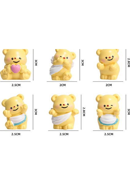 Araba Konsolu Ekranı Için Sevimli Tereyağı Ayı Araba Süsü (Yurt Dışından) fiyatları