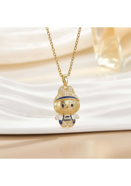 Yeni Işık Moda Yıldız Gezegen Şekli Tasarım Kolye Kadın Titanyum Çelik Zinciri Kozmik Yıldız Nehir Kolye Mücevher (Yurt Dışından)