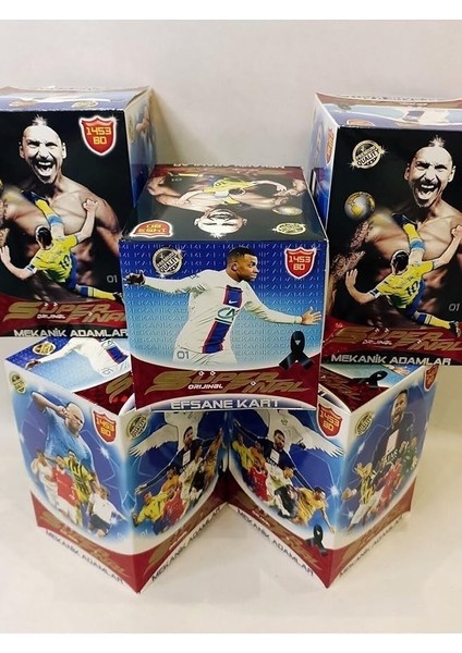 Süper Final Futbol Kartları Mekanik Adamlar 150 Paket 3lü (450 Kart)