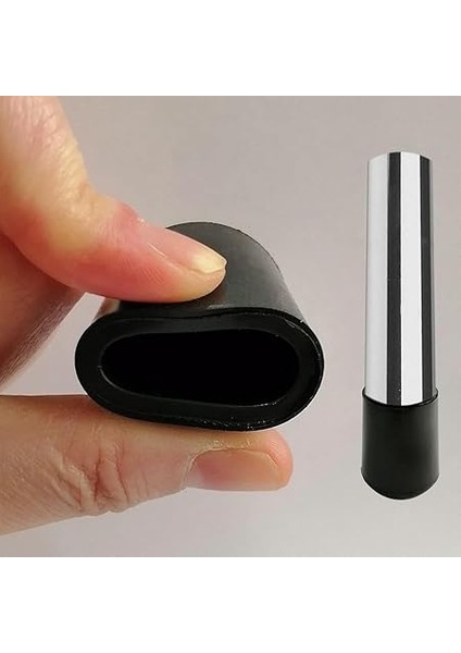 Sandalye Profil Ayak Pabucu,ayak Kılıfı 16 Adet Siyah (Çap 25MM Profil) fırsatları