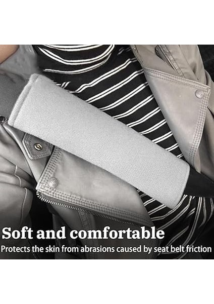 Oto Emniyet Kemeri Kılıfı, Daha Rahat Sürüş Için 2'li Paket Araç Emniyet Kemeri Omuz Pedi, Sırt Çantası El Çantası Kamera Kayışları Için Evrensel Yumuşak Koşum Pedi, Tüm Arabalarla Uyumlu modelleri
