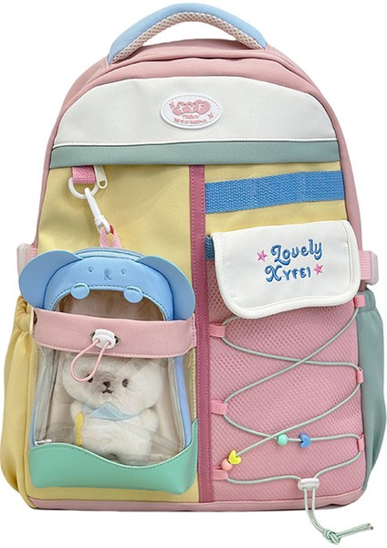 Yeni Ilk ve Ortaokul Öğrencileri Okul Çantası Bilgisayar Sırt Çantası ile Büyük Kapasiteli Kalınlaştırılmış Aşınma Omuz Çantası (Yurt Dışından)