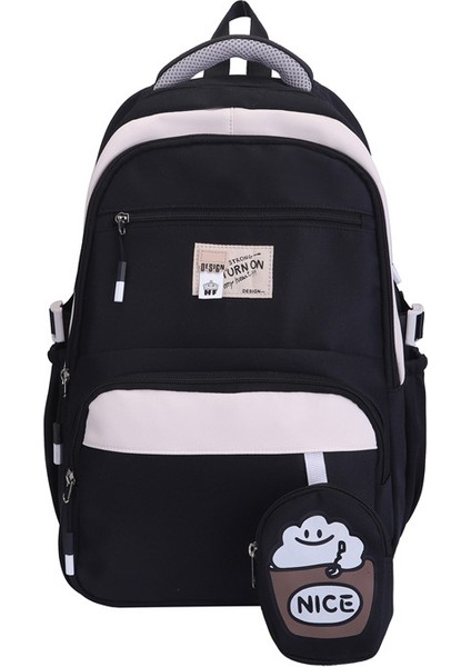 Yeni Ilk ve Ortaokul Öğrencileri Okul Çantası Bilgisayar Sırt Çantası ile Büyük Kapasiteli Kalınlaştırılmış Aşınma Omuz Çantası (Yurt Dışından)