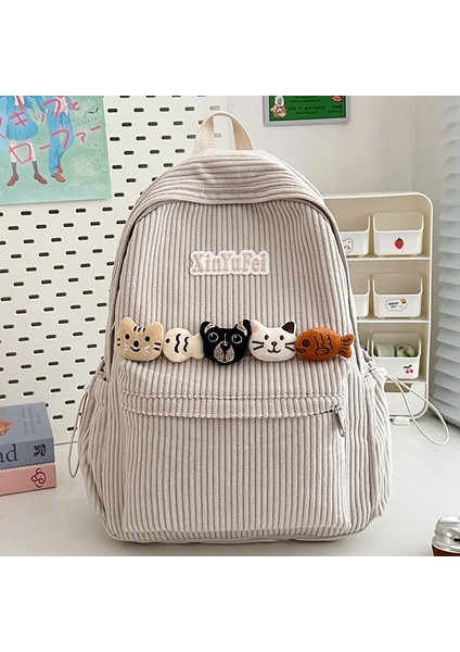 Gençlik Kampüsü Okul Çantası Rahat Omuz Çantasının Kore Versiyonu Nefes Alabilen Çok Yönlü Moda Öğrenci Sırt Çantaları (Yurt Dışından)