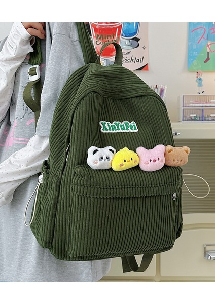 Gençlik Kampüsü Okul Çantası Rahat Omuz Çantasının Kore Versiyonu Nefes Alabilen Çok Yönlü Moda Öğrenci Sırt Çantaları (Yurt Dışından) modelleri