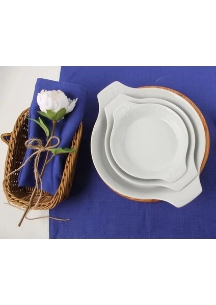 Heyf Porland Porselen Beyaz Sahan Set 21CM - 17CM - 14CM fiyatları
