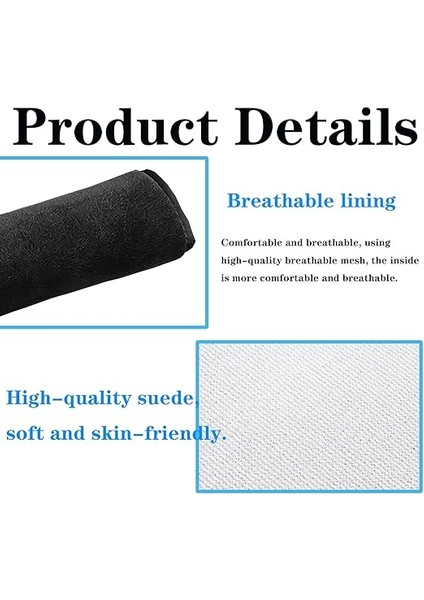 2 Parçalı Araç Emniyet Kemeri Koruyucu, Çıkarılabilir Emniyet Kemeri Koruyucu, Boyun/omuz Koruması, Yetişkinler ve Çocuklar Için (Siyah) modelleri