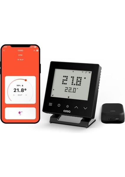 Akıllı Oda Termostatı Kablosuz Kombi Kontrolü V5